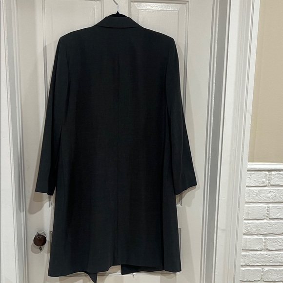 Emanuel Ungaro Charcoal Trench Coat - Picture 5 of 6